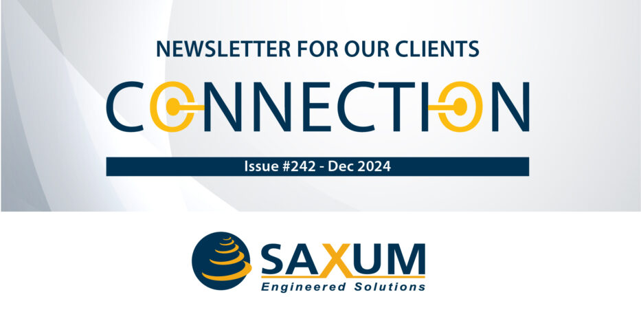 Saxum SAXUM´s Newsletter Issue #242 – December 2024 – SAXUM – Engineered ...
